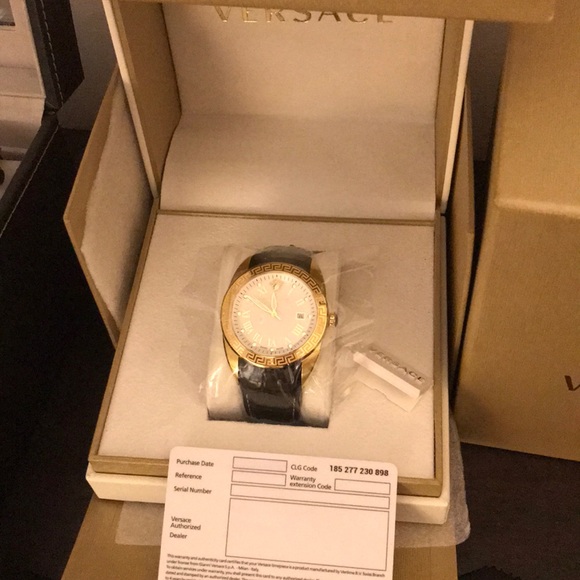 Mens  Versace watch V-Sport IP NWT - Picture 2 of 12